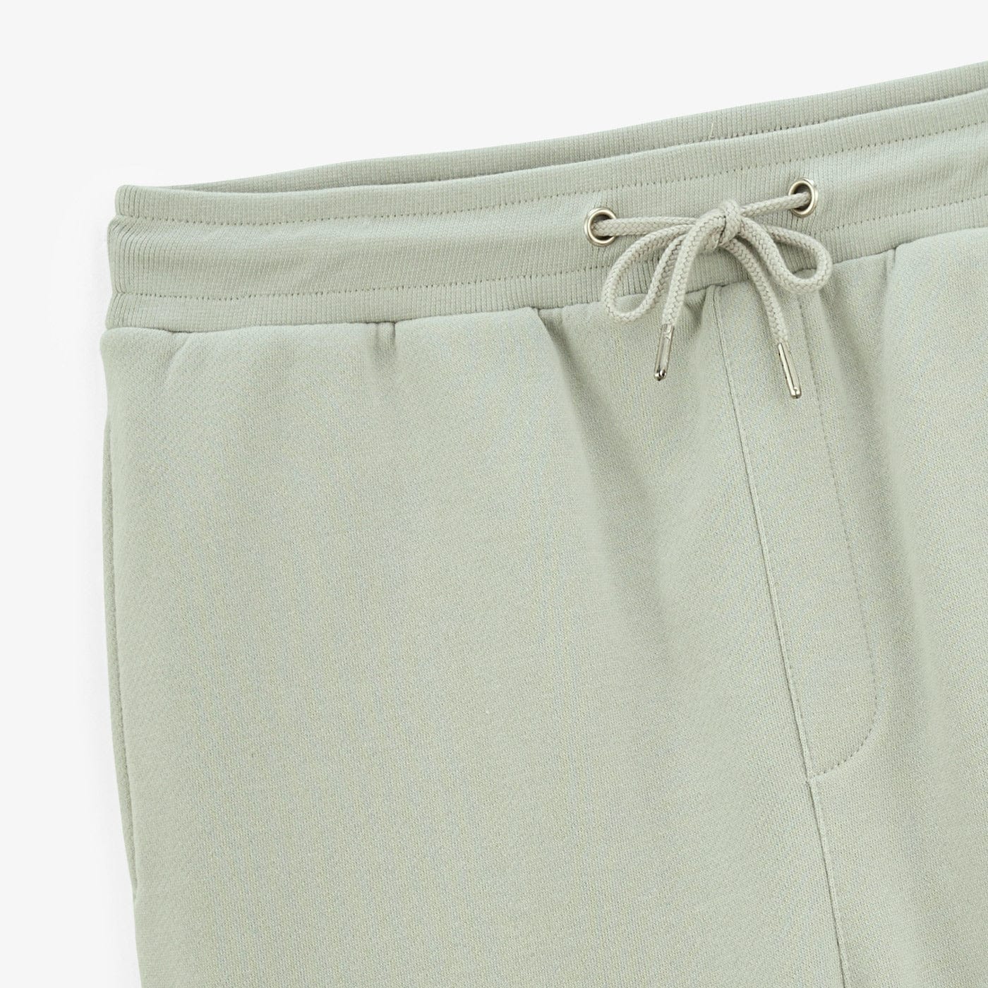 Serge Blanco men's pearl gray fleece Bermuda shorts