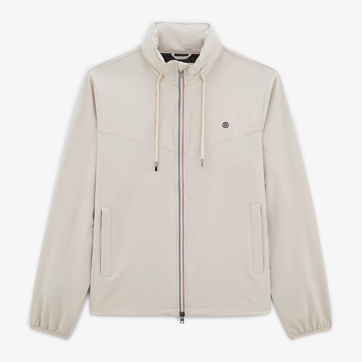 SERGE BLANCO Men's Off-White Waterproof Storm Jacket