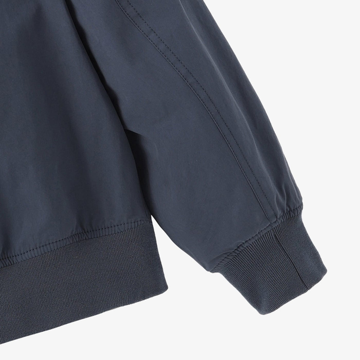 Men's Reversible Cotton Bomber Jacket in Blue and Khaki Green by SERGE BLANCO