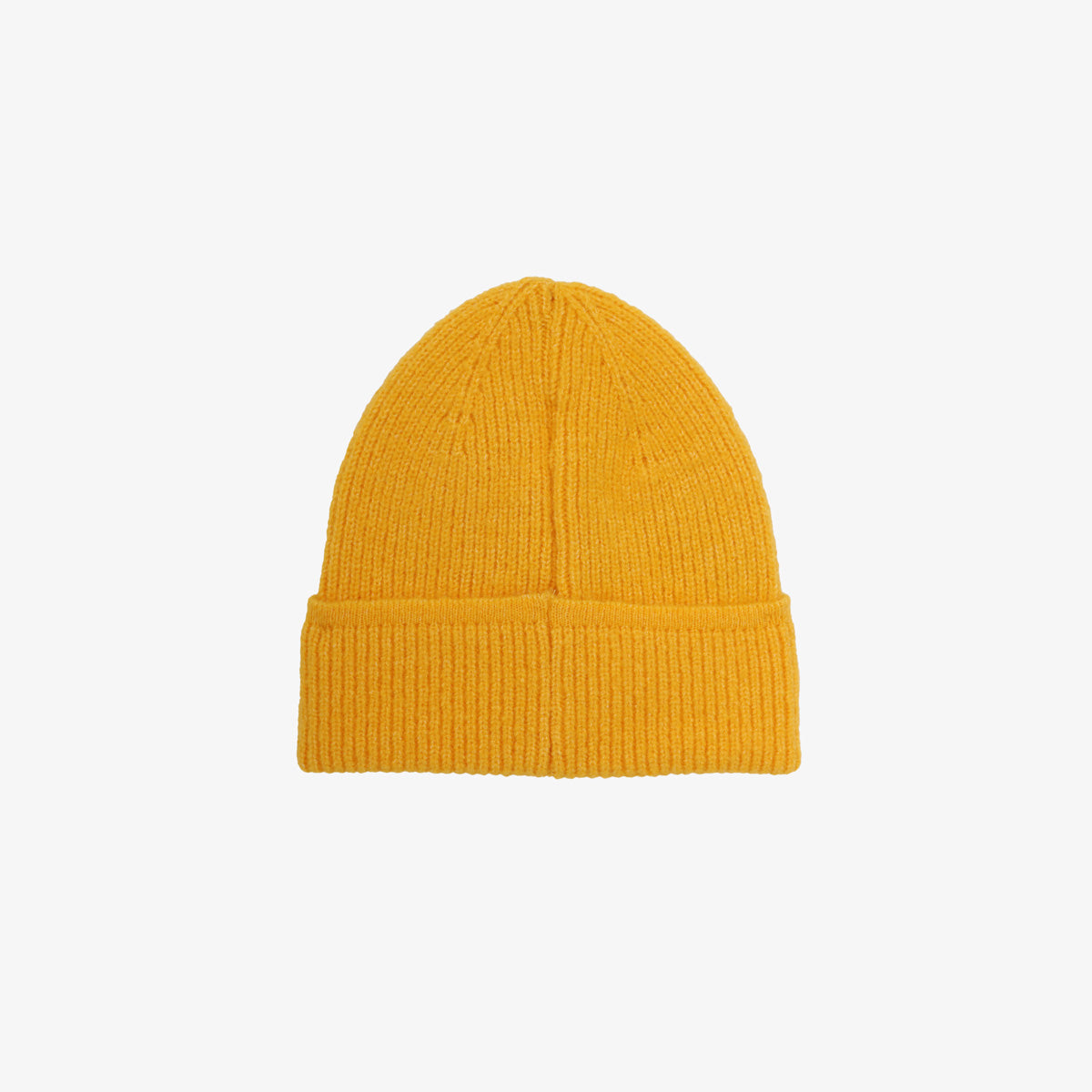 Gold Yellow Plain Reversible Beanie SERGE BLANCO