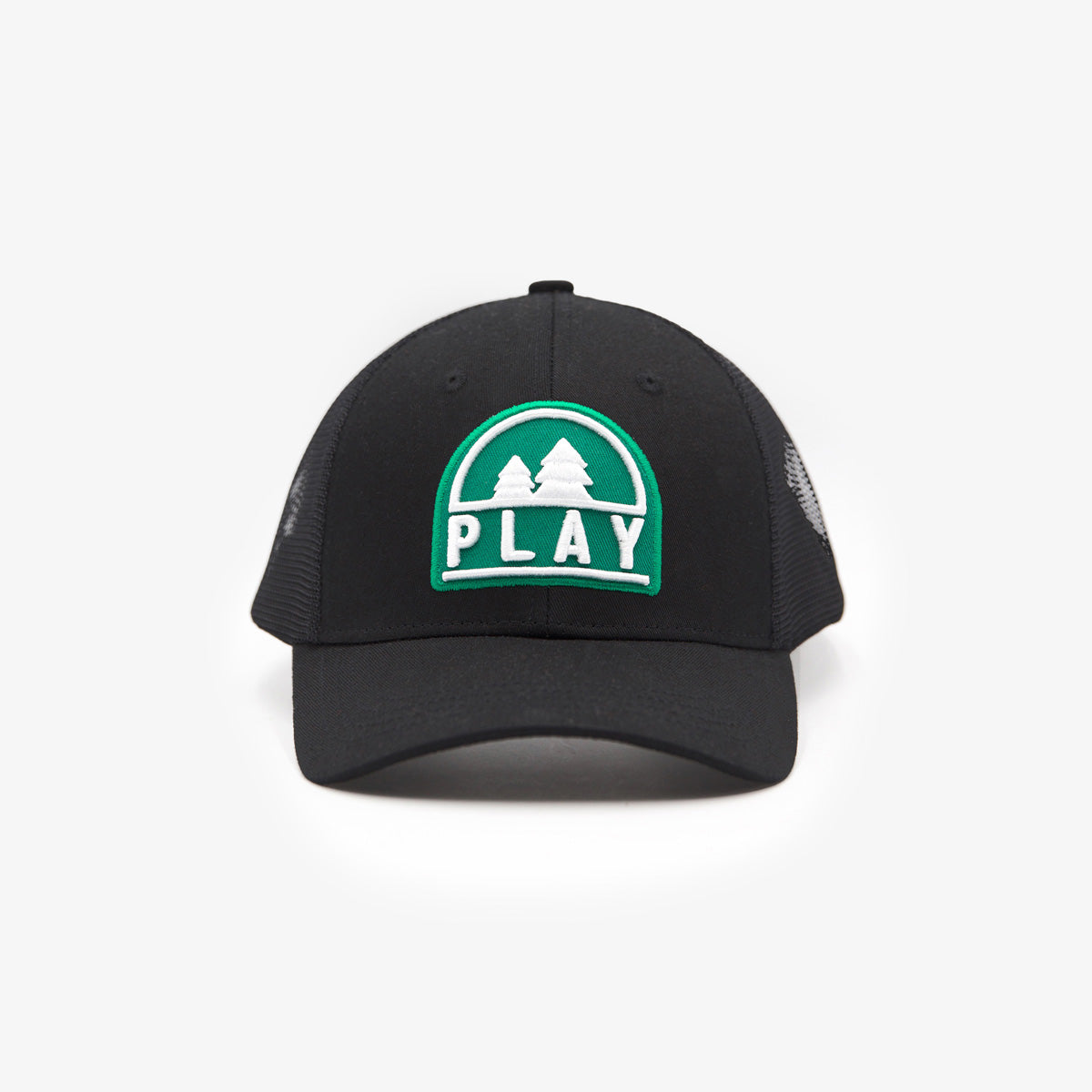 Black mesh trucker cap by Play SERGE BLANCO