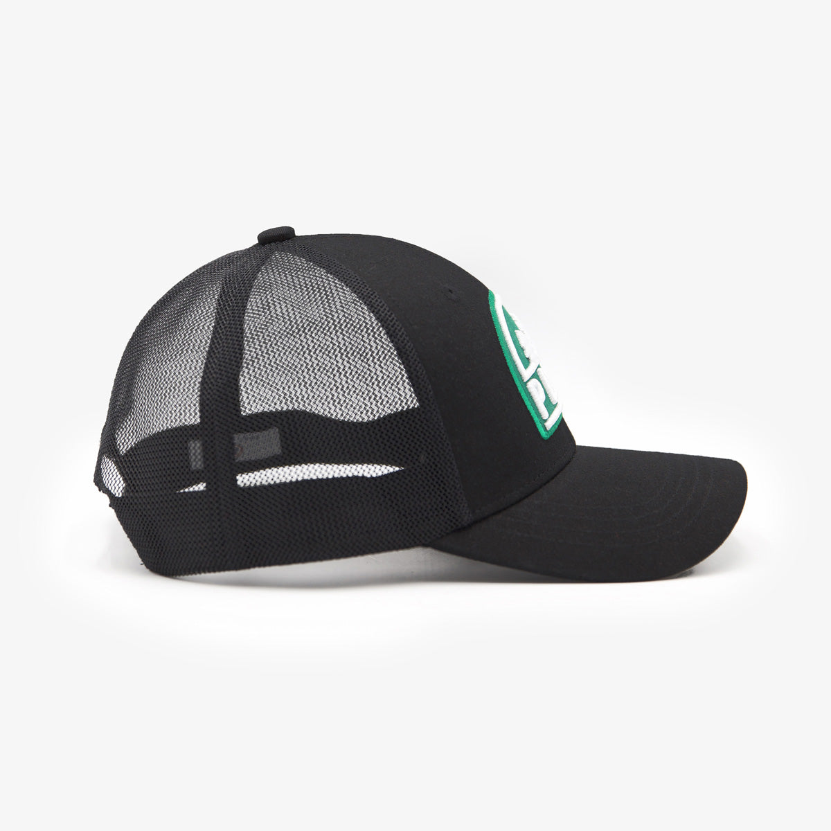 Black mesh trucker cap by Play SERGE BLANCO