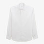 SERGE BLANCO Men's White Comfort Poplin Shirt