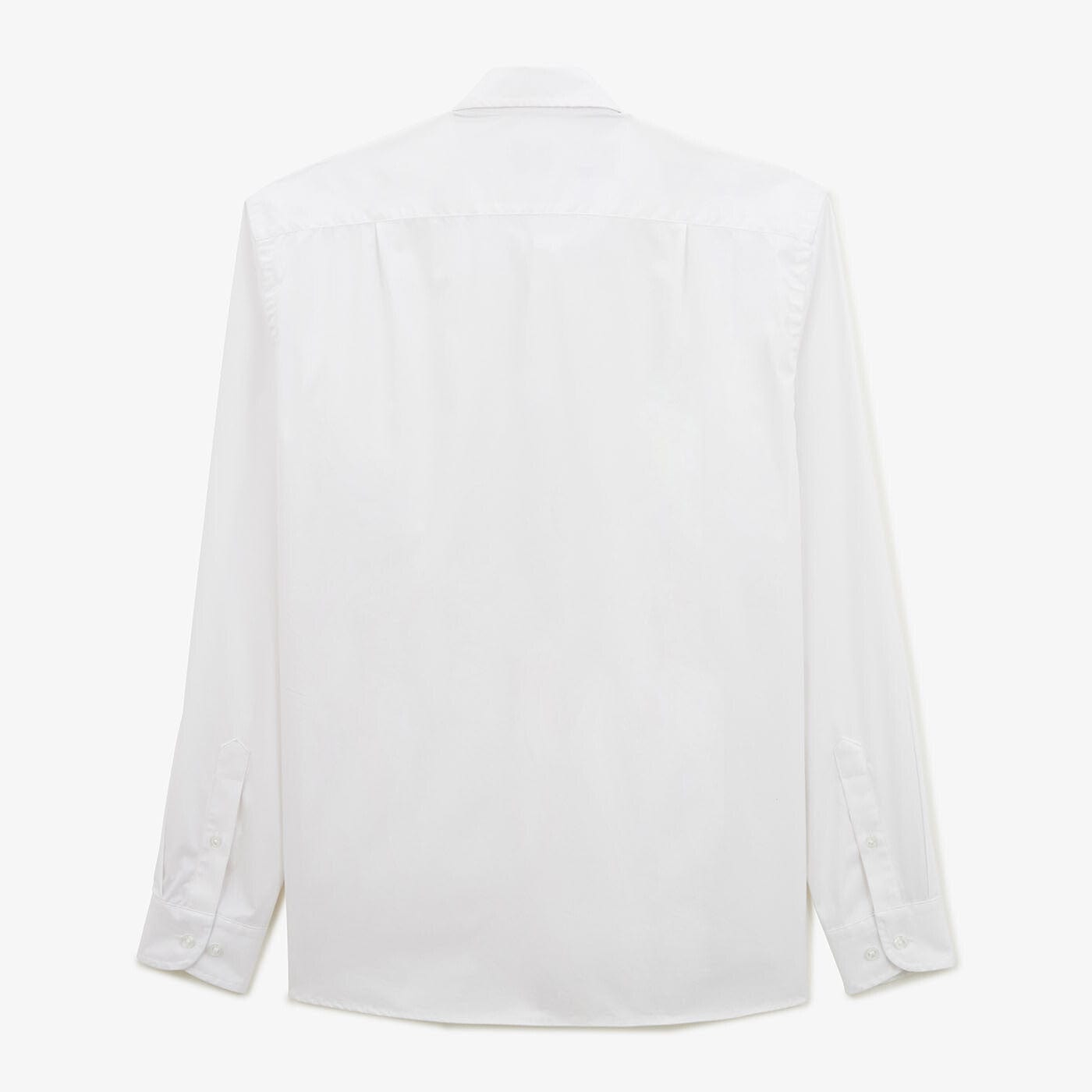 SERGE BLANCO Men's White Comfort Poplin Shirt