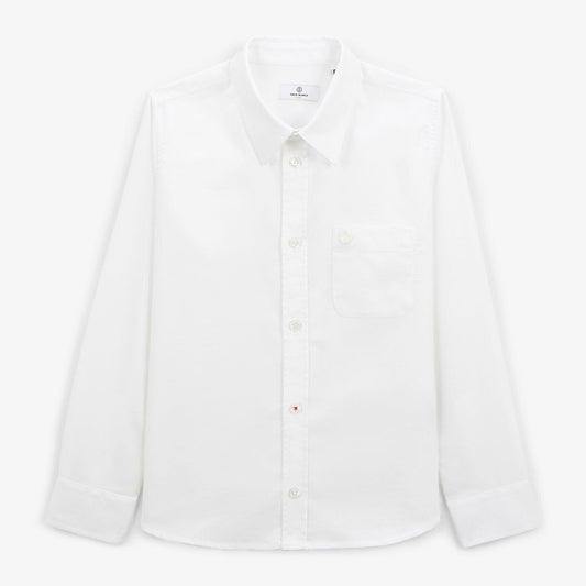 SERGE BLANCO White Regular Oxford Junior Shirt