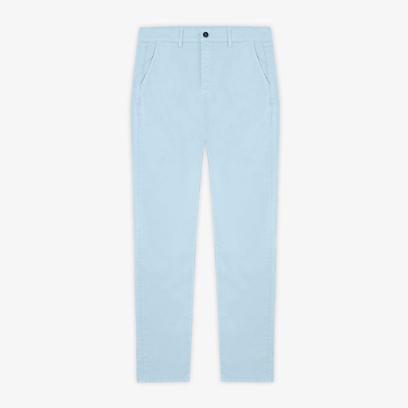 Chino 702 Comfort Fit Sky Blue Cotton Men's SERGE BLANCO
