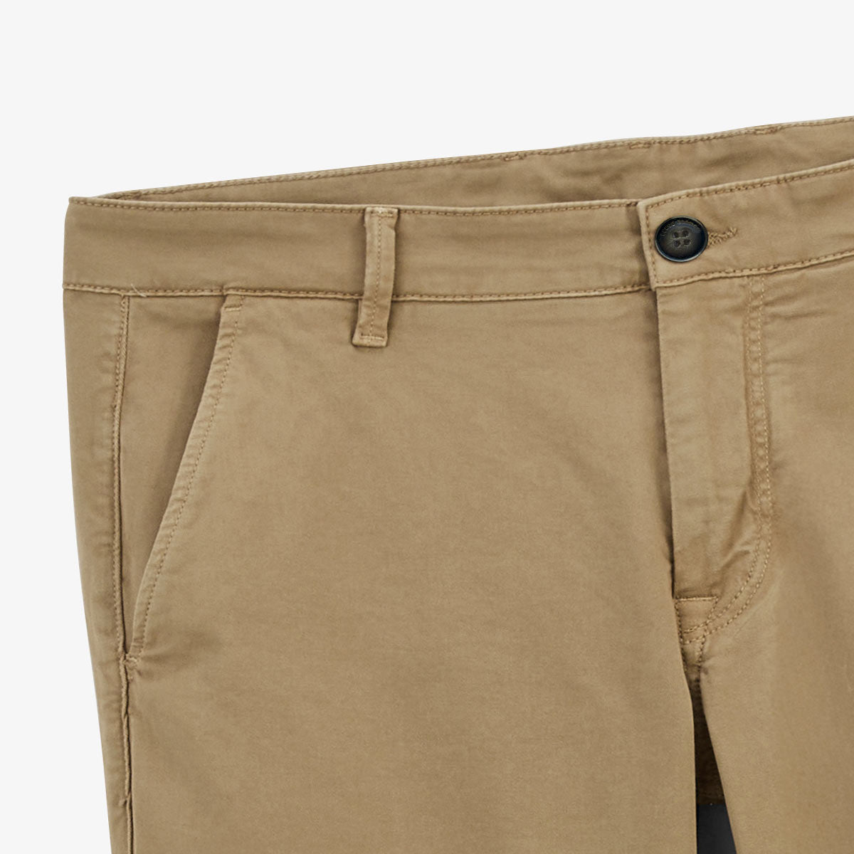 Chino 702 in beige cotton with a comfortable fit MEN SERGE BLANCO