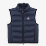 SERGE BLANCO Navy Blue Sleeveless Junior Down Jacket