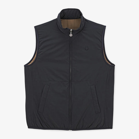 Men's Daytona Ultralight Sleeveless Vest in Dark Navy Blue by SERGE BLANCO