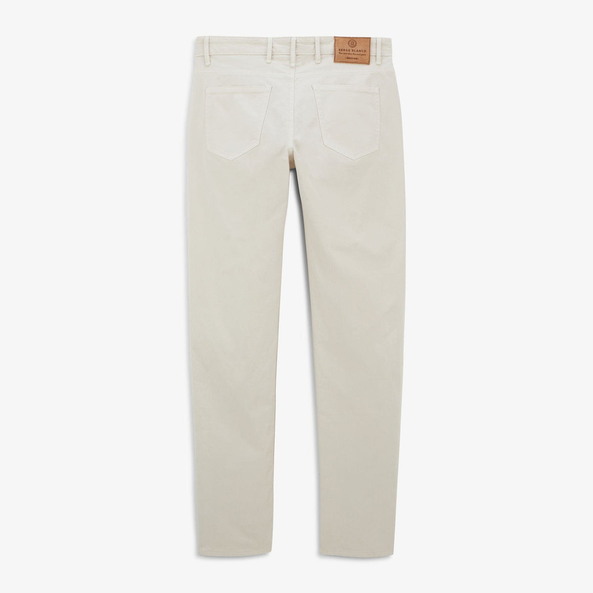 Jean 325 Slim Powertwist White Latte Men's SERGE BLANCO
