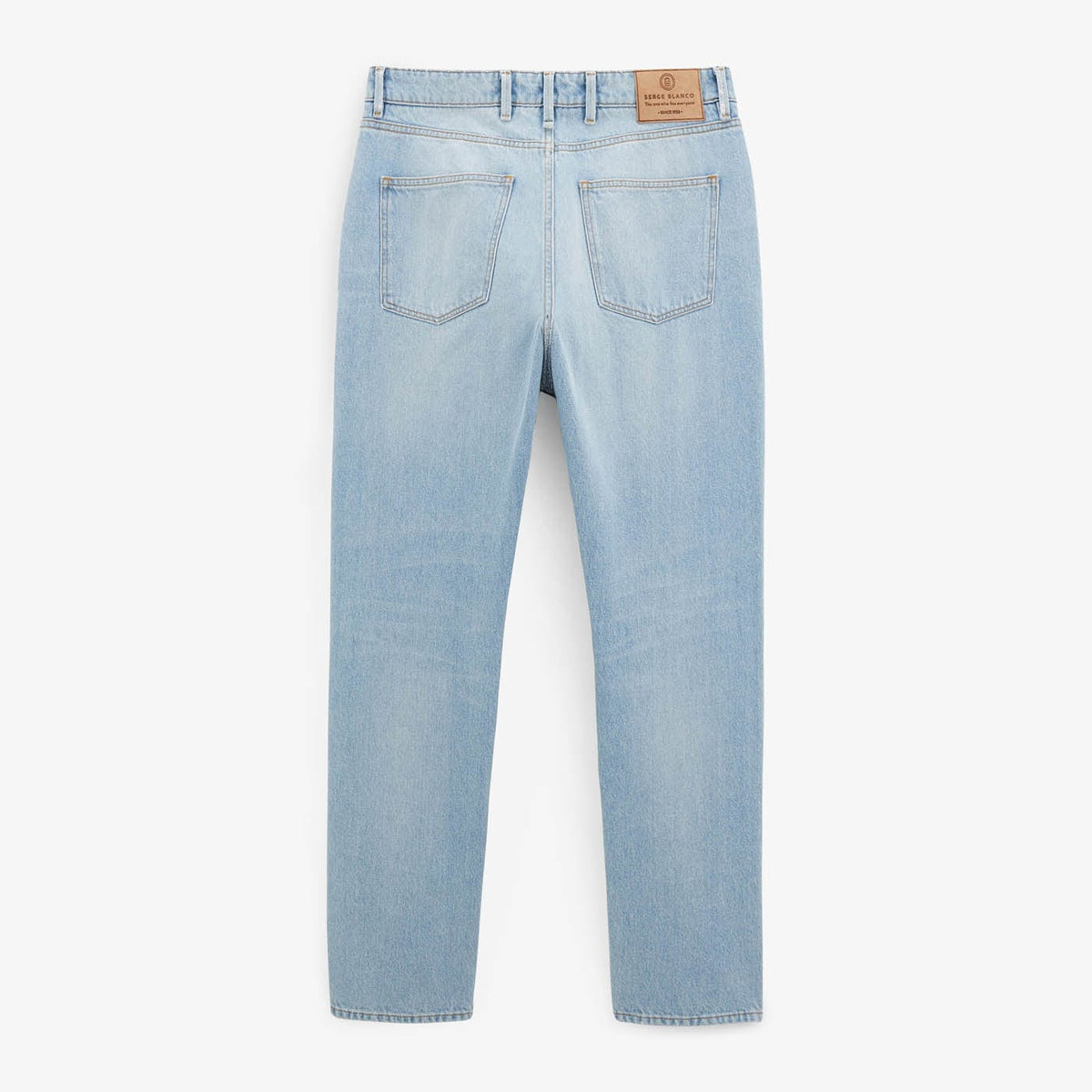 Jean 331 Tapered Fixed Blue Bleach Men's SERGE BLANCO