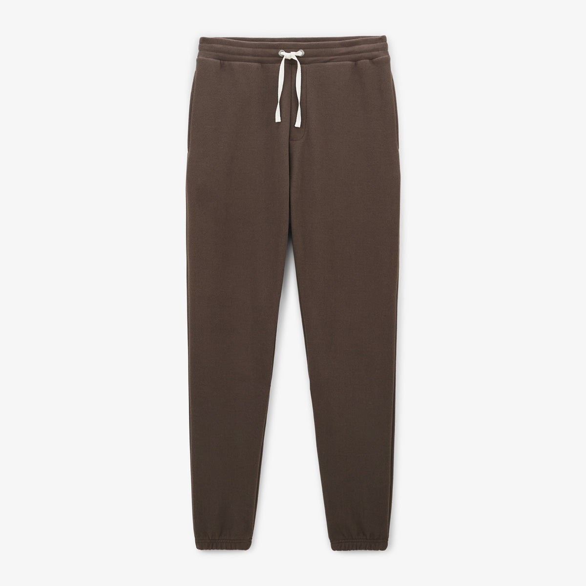 Ebony Brown Elasticated Jogging Pants with Drawstring Paolo Men SERGE BLANCO