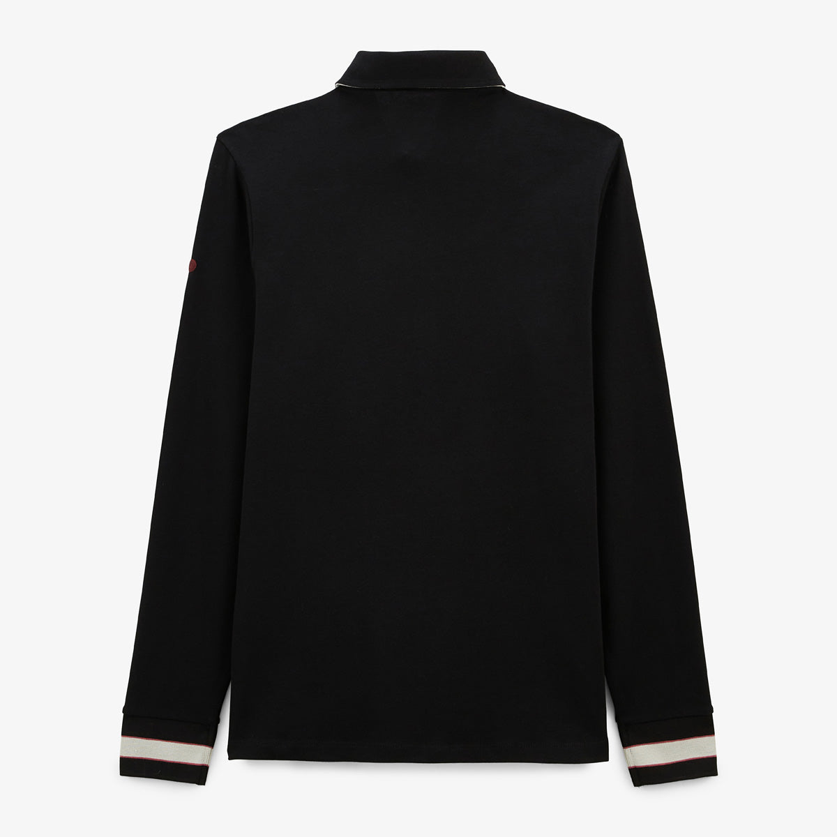 Lior Men's Black Cotton Long-Sleeved Rugby Shirt SERGE BLANCO