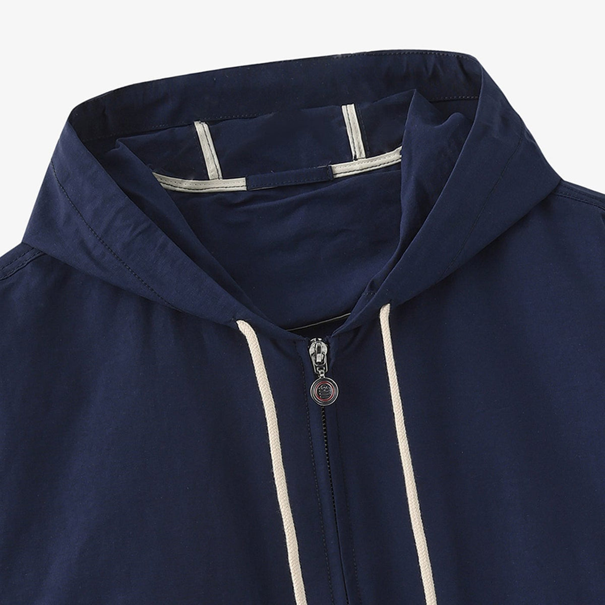 SERGE BLANCO Men's Blue Dolan Nautical Parka