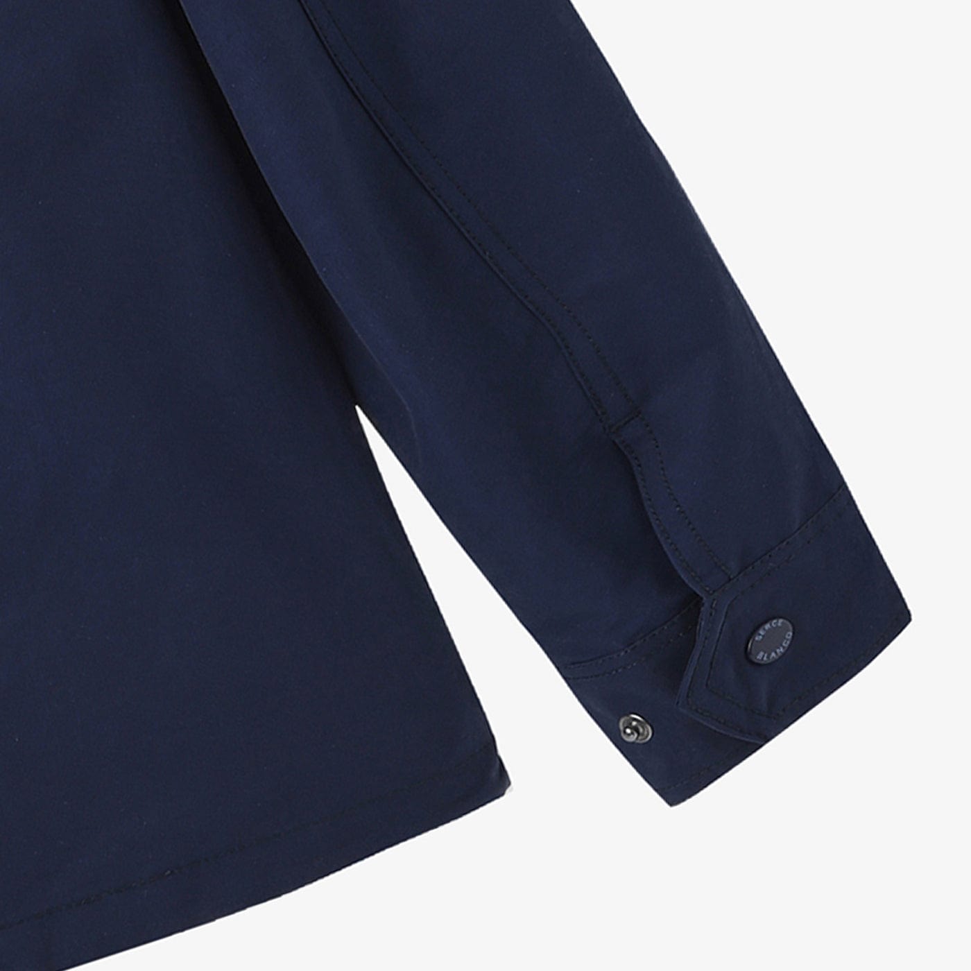 SERGE BLANCO Men's Blue Dolan Nautical Parka