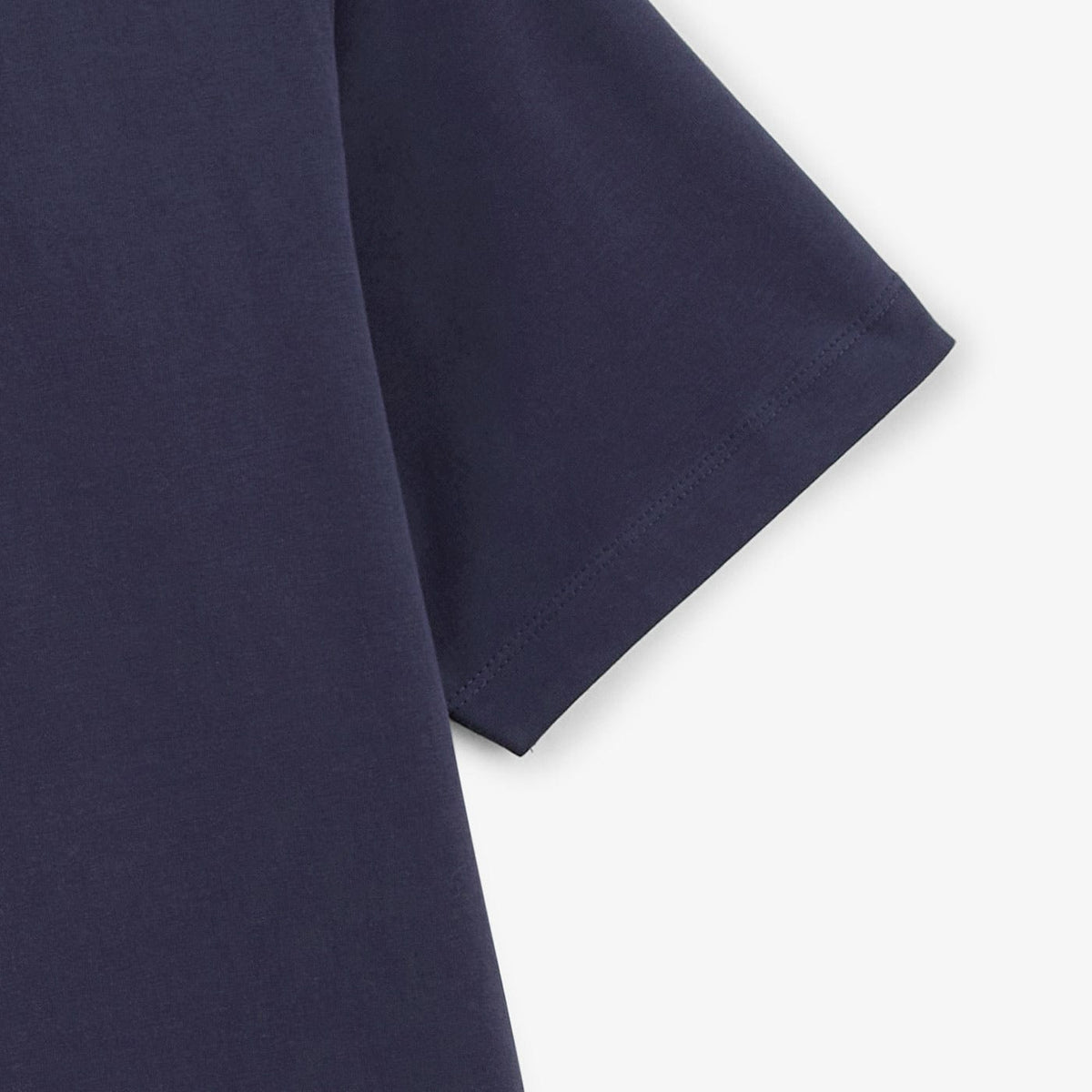 Men's Short-Sleeved Rugby Polo Shirt in Midnight Blue Cotton Jersey by SERGE BLANCO