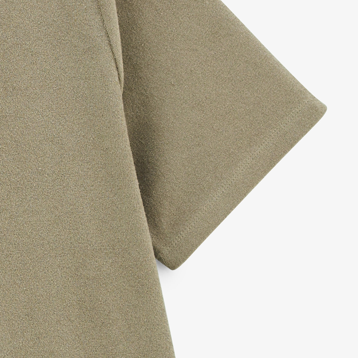 Lane Short Sleeve Polo Shirt in Teak Green Cotton Terry Cloth for Men SERGE BLANCO