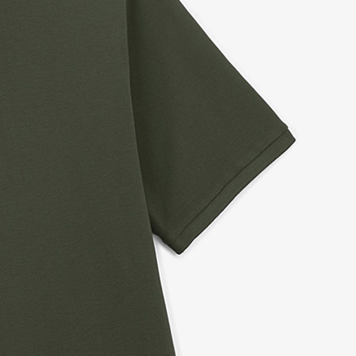 Junior Short-Sleeved Cotton Piqué Polo Shirt in English Green Lucas SERGE BLANCO