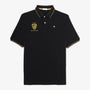 RCT Triple European Cup Polo Shirt Black Men's SERGE BLANCO