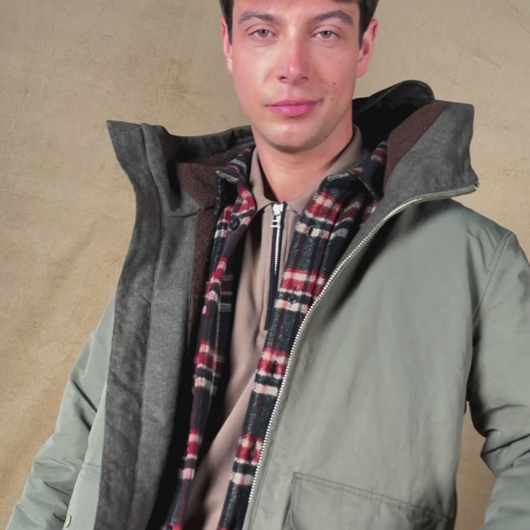 Clovis Play black plaid shirt