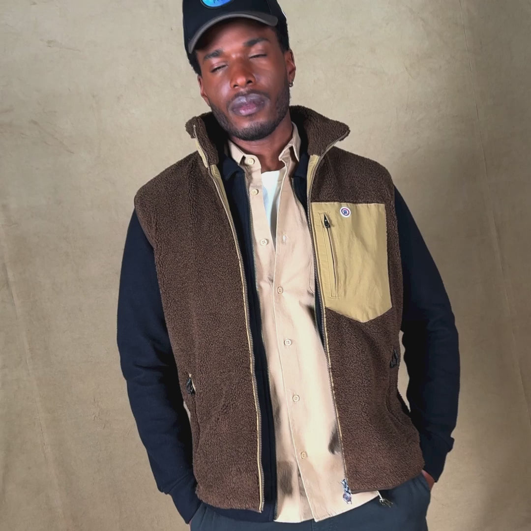 Charles plain beige cotton long-sleeved shirt