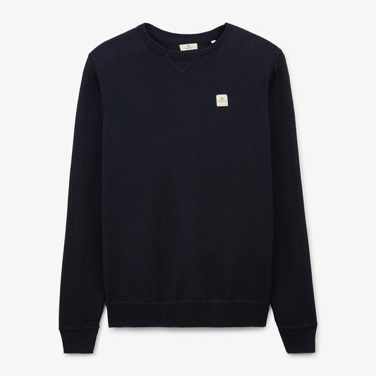 Navy Blue Murat PLAY Men's Round Neck Sweater SERGE BLANCO