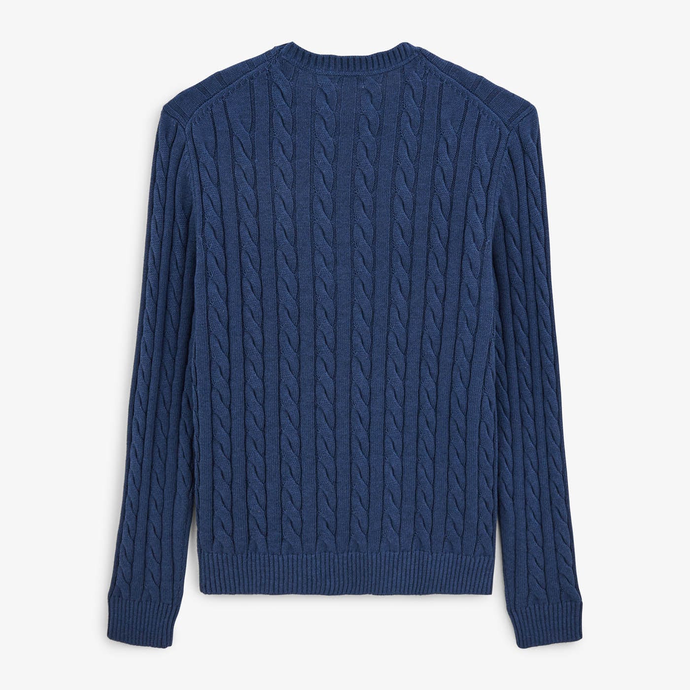 Mathéo Men's Blue Cable Knit Sweater SERGE BLANCO