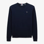Men's Dark Navy Round Neck Maximus Sweater SERGE BLANCO