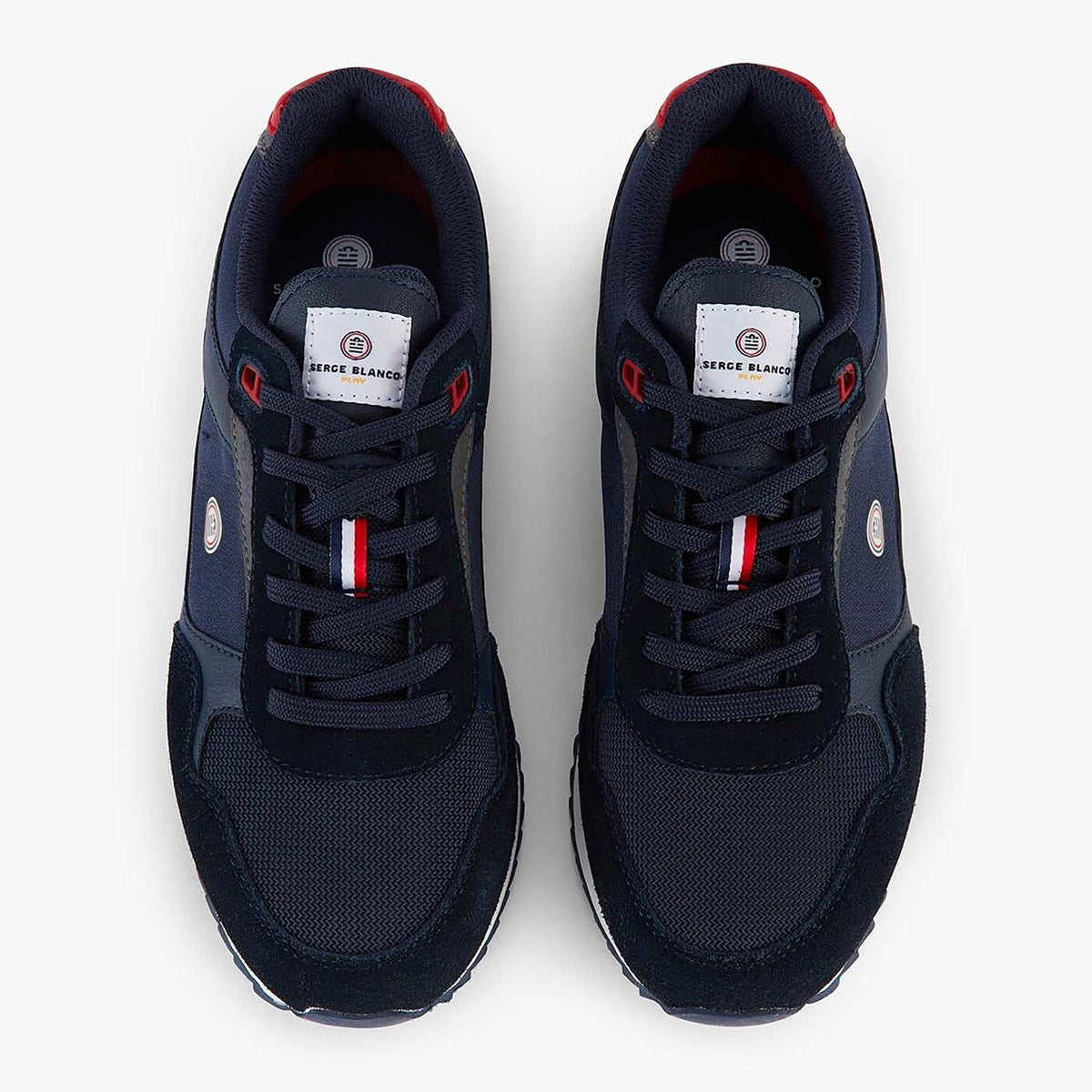 SERGE BLANCO Men's Navy Blue Chamonix Sneaker