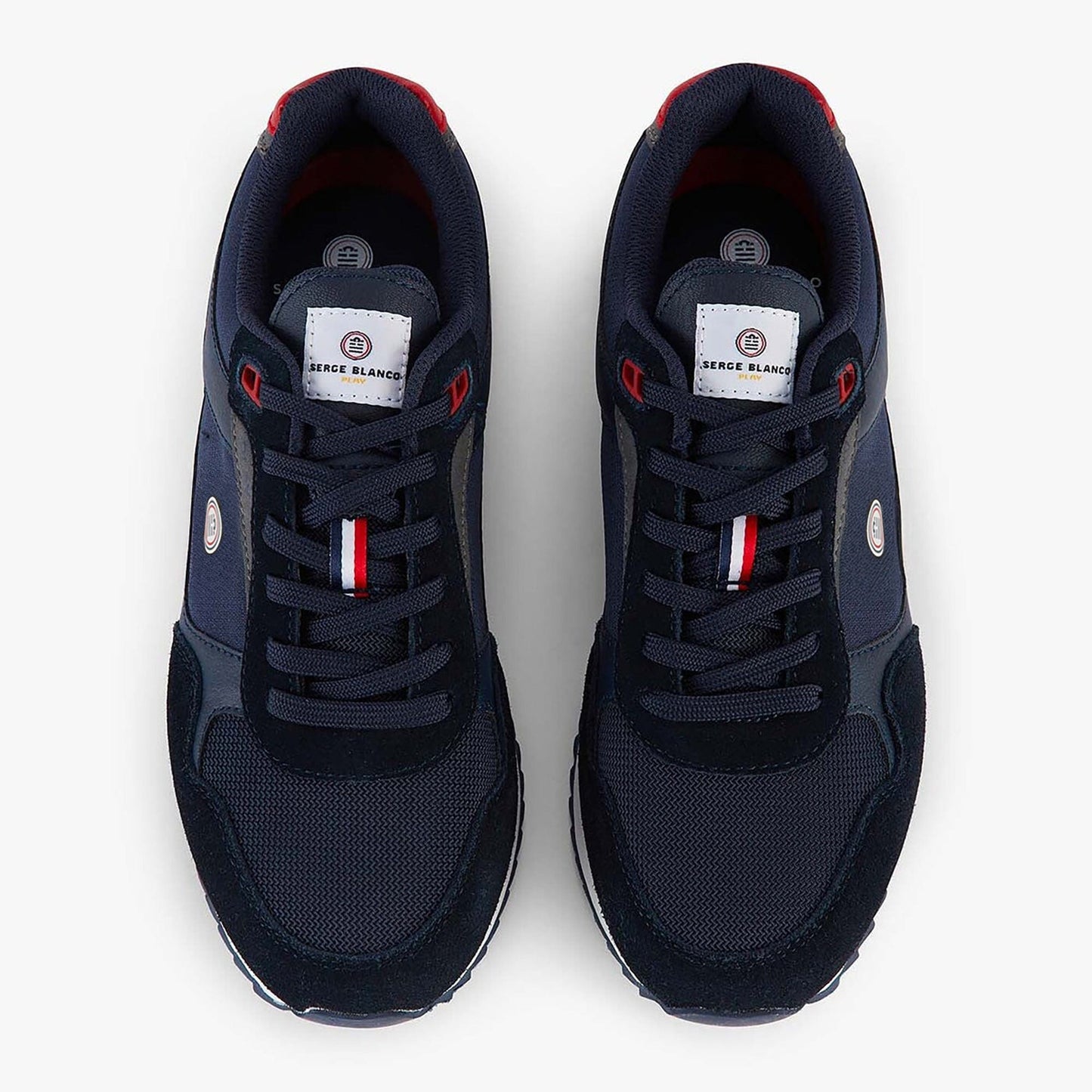 SERGE BLANCO Men's Navy Blue Chamonix Sneaker