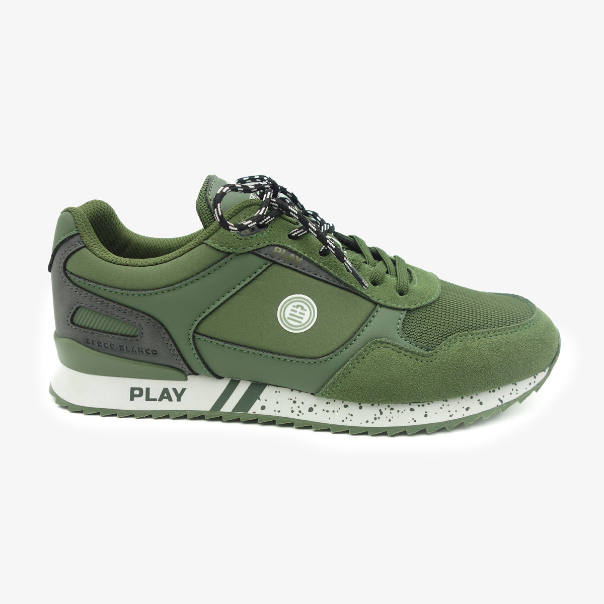 Chamonix Play military green sneakers SERGE BLANCO