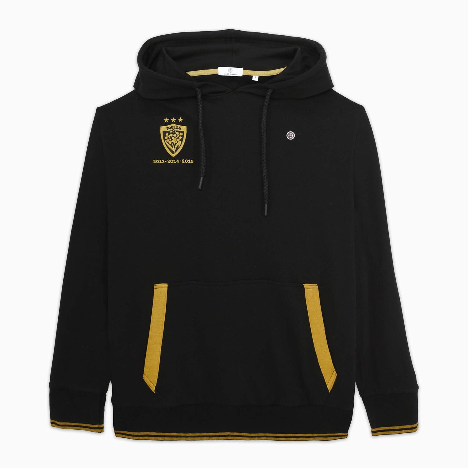 SERGE BLANCO Men's Black RCT Triple European Cup Hoodie
