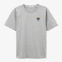 Tancrede SERGE BLANCO Junior Short-Sleeved Cotton T-Shirt in Heather Gray