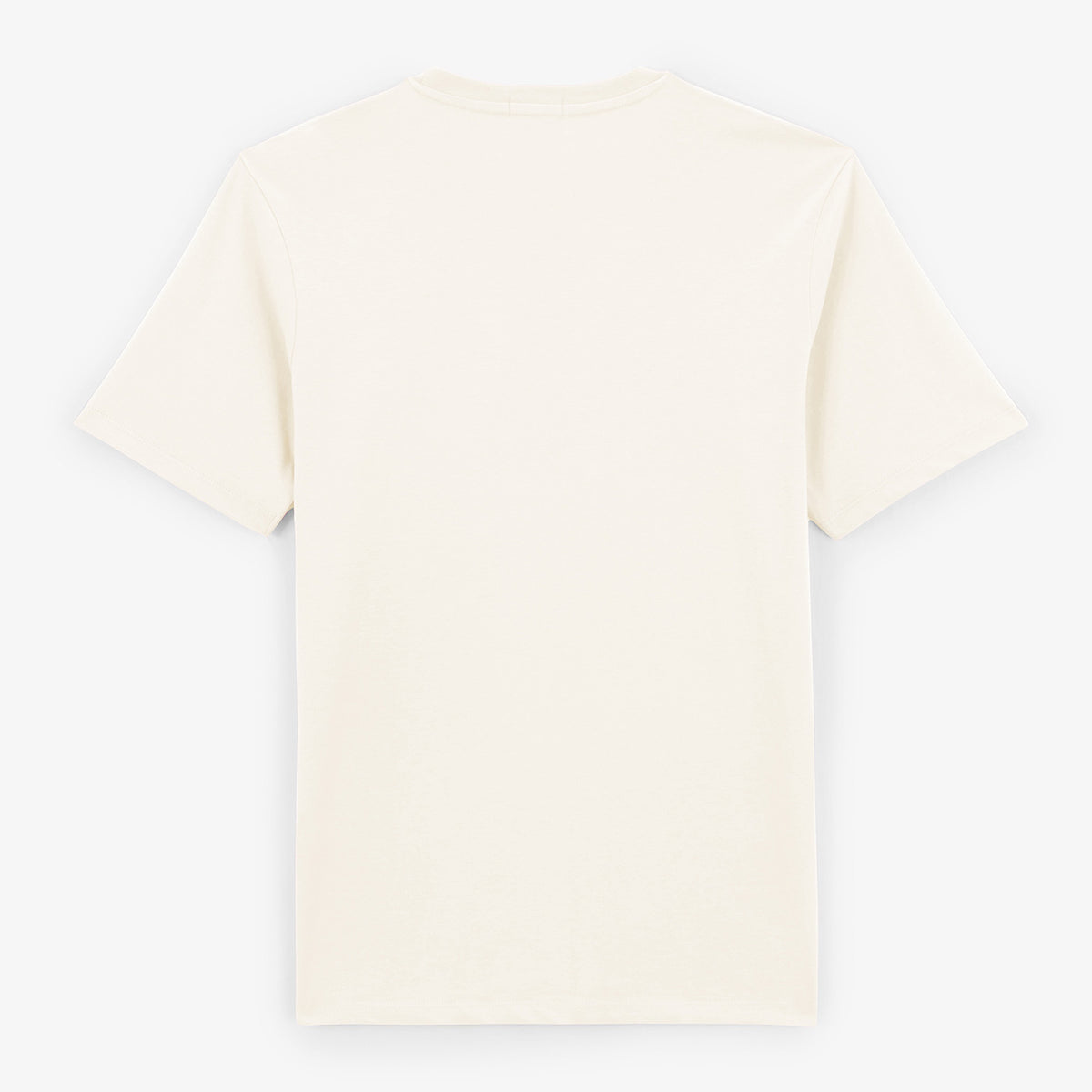 Theophile White Men's Short-Sleeved Round Neck T-Shirt SERGE BLANCO