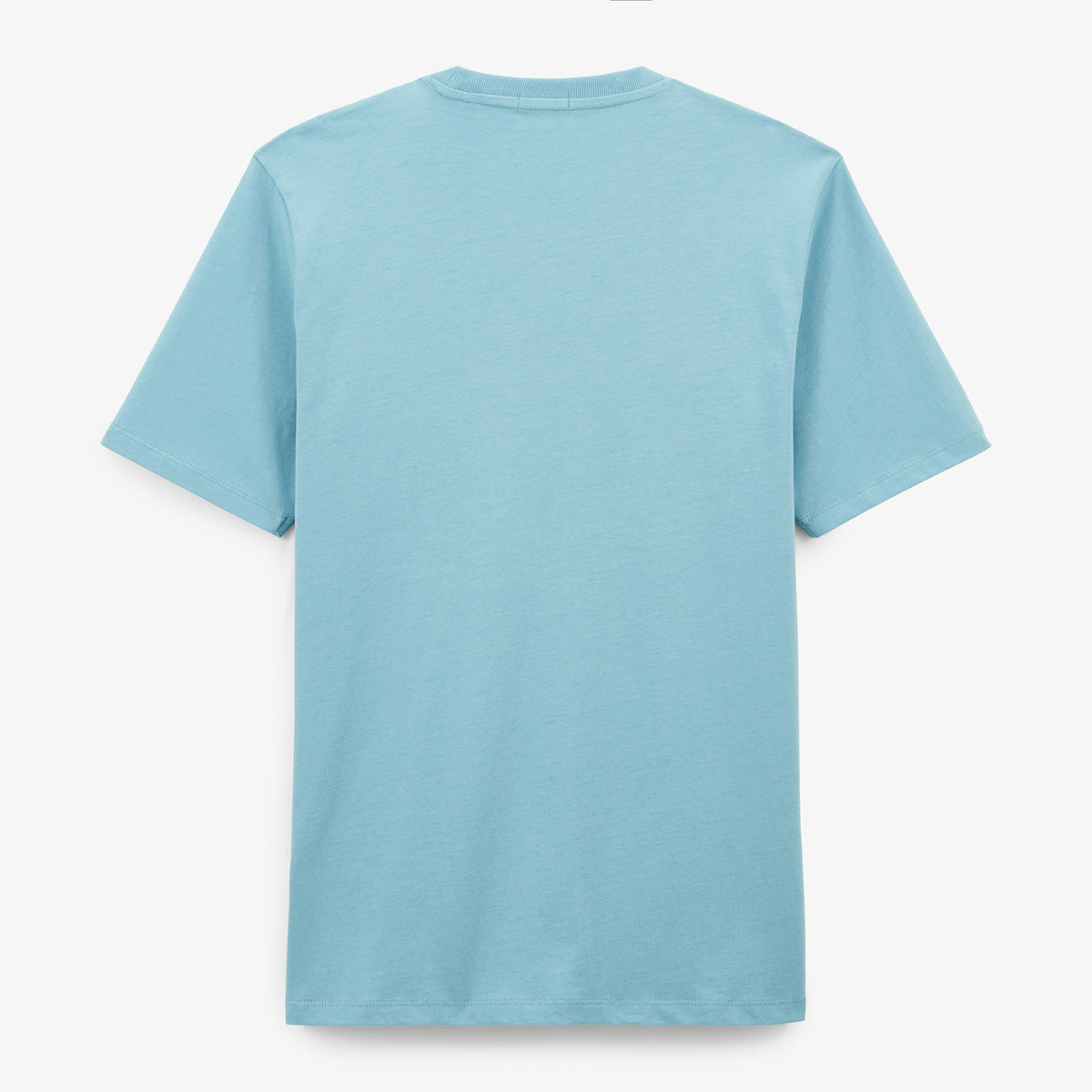 PLAY Men's Short-Sleeved Cotton T-Shirt in Glacier Blue with Chest Pocket SERGE BLANCO