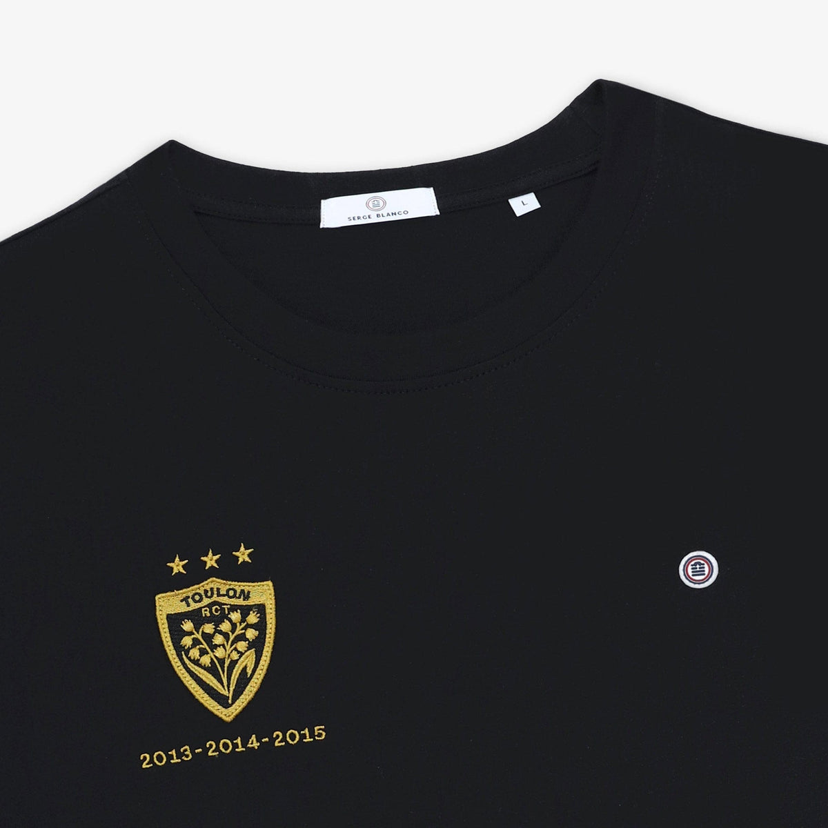 RCT European Cup Triple Black Men's T-shirt SERGE BLANCO