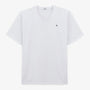 SERGE BLANCO Men's White Round Neck Cotton T-Shirt