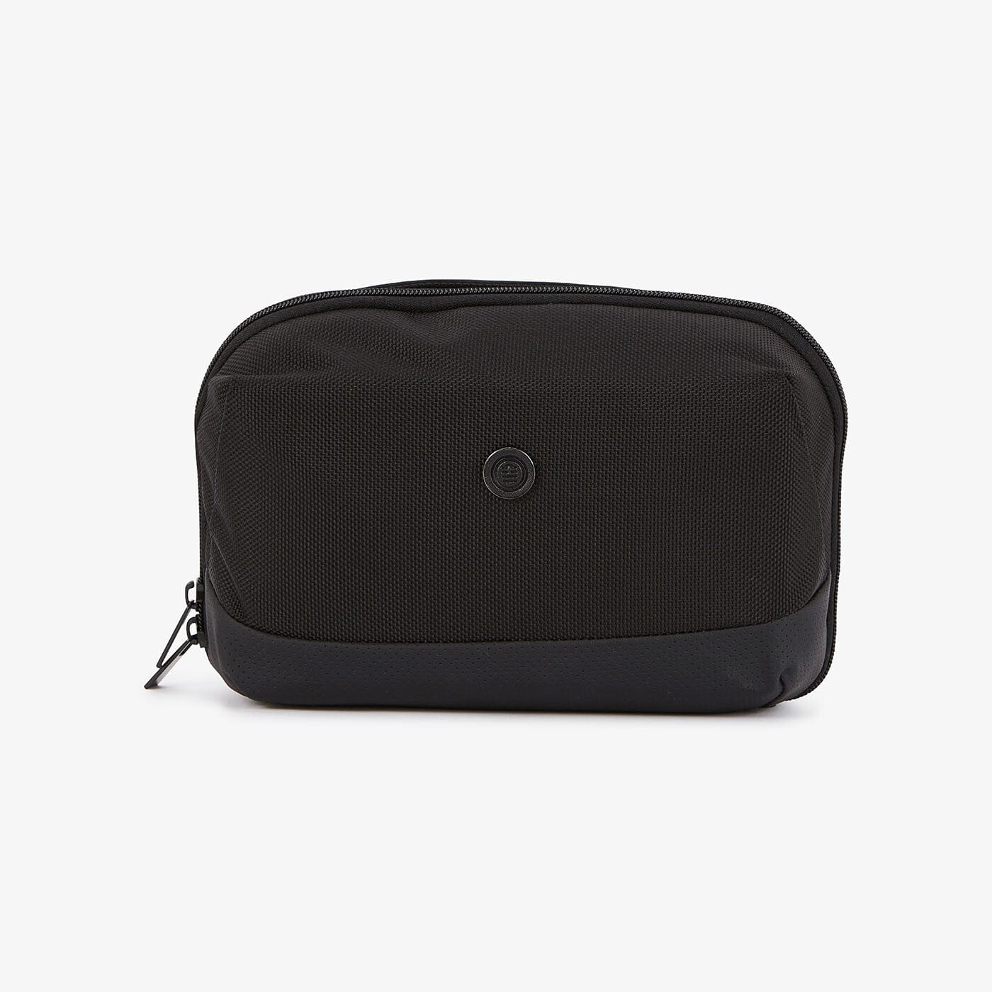 Black Nylon Toiletry Bag with 3 Compartments CONTROL SERGE BLANCO