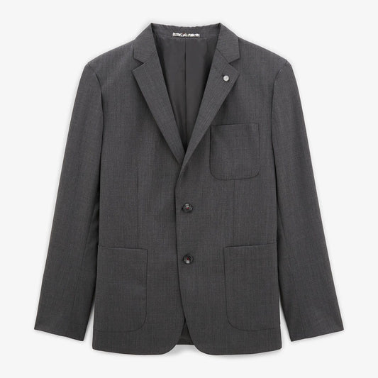 Simonni Heather Gray Men's Blazer Jacket SERGE BLANCO