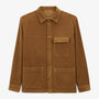 Wilfried Men's Hazelnut Brown Velvet Worker Jacket SERGE BLANCO