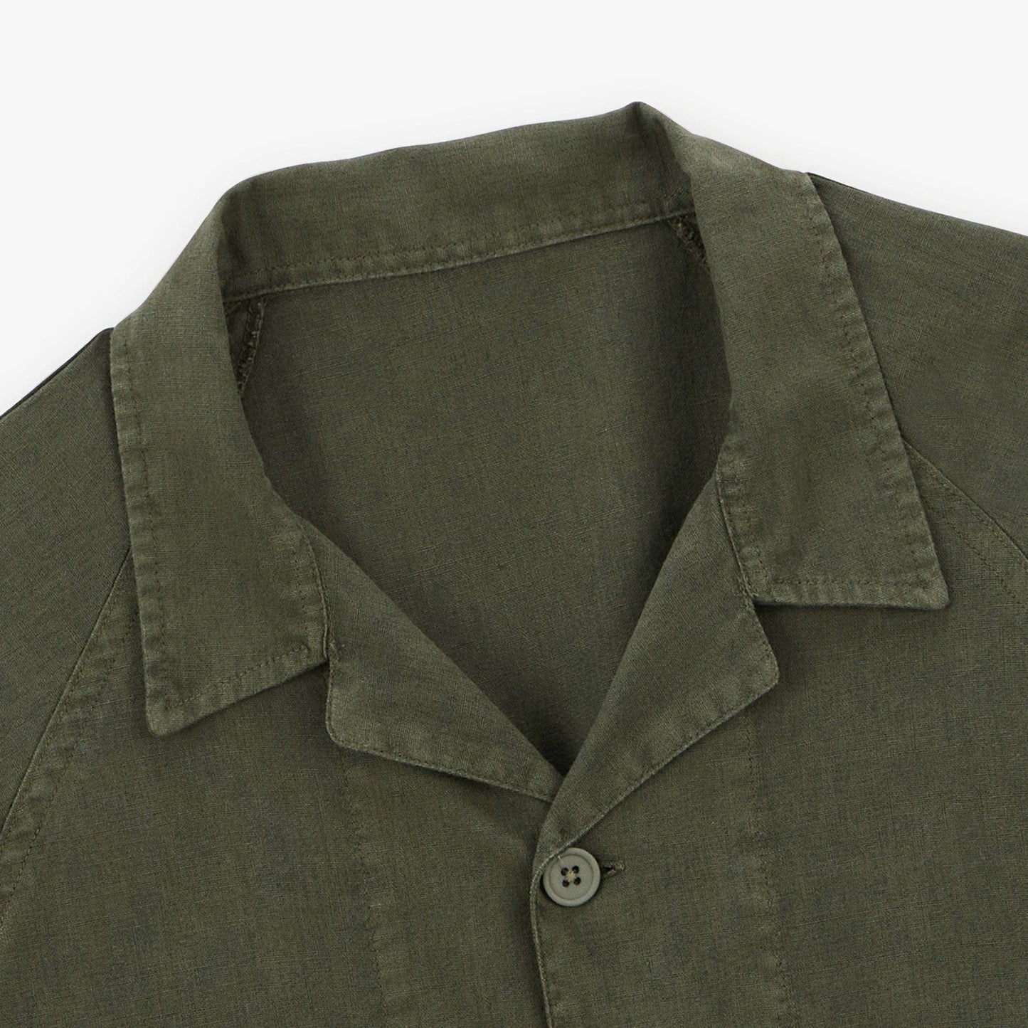 Wakura Teck Green Khaki Men's Worker Jacket SERGE BLANCO