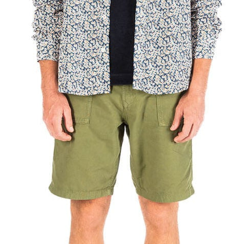 Bermudas de trabajo color oliva