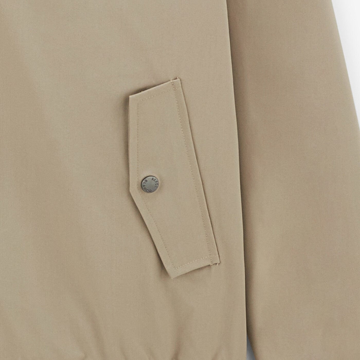 Chaqueta Florent con cremallera beige