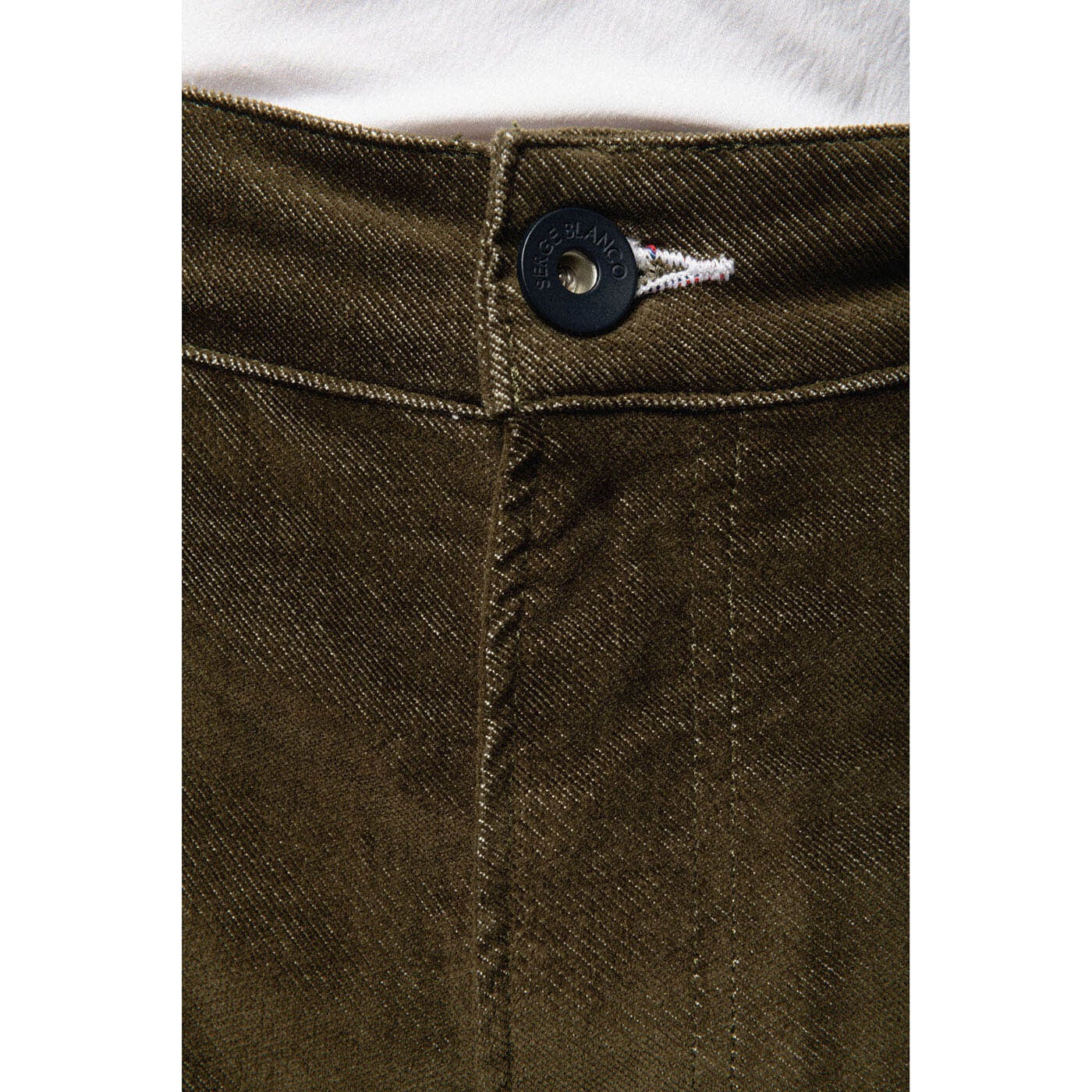 Pantalones 325 Terciopelo verde militar