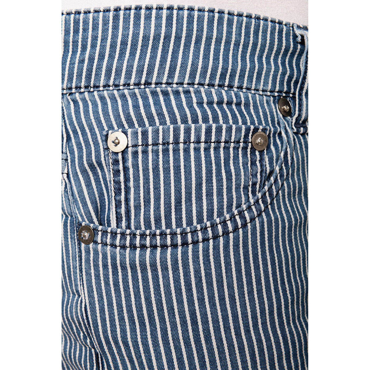 Bermudas  a rayas de algodón orgánico