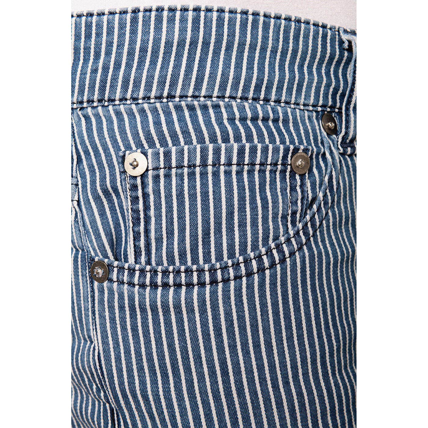 Bermudas  a rayas de algodón orgánico