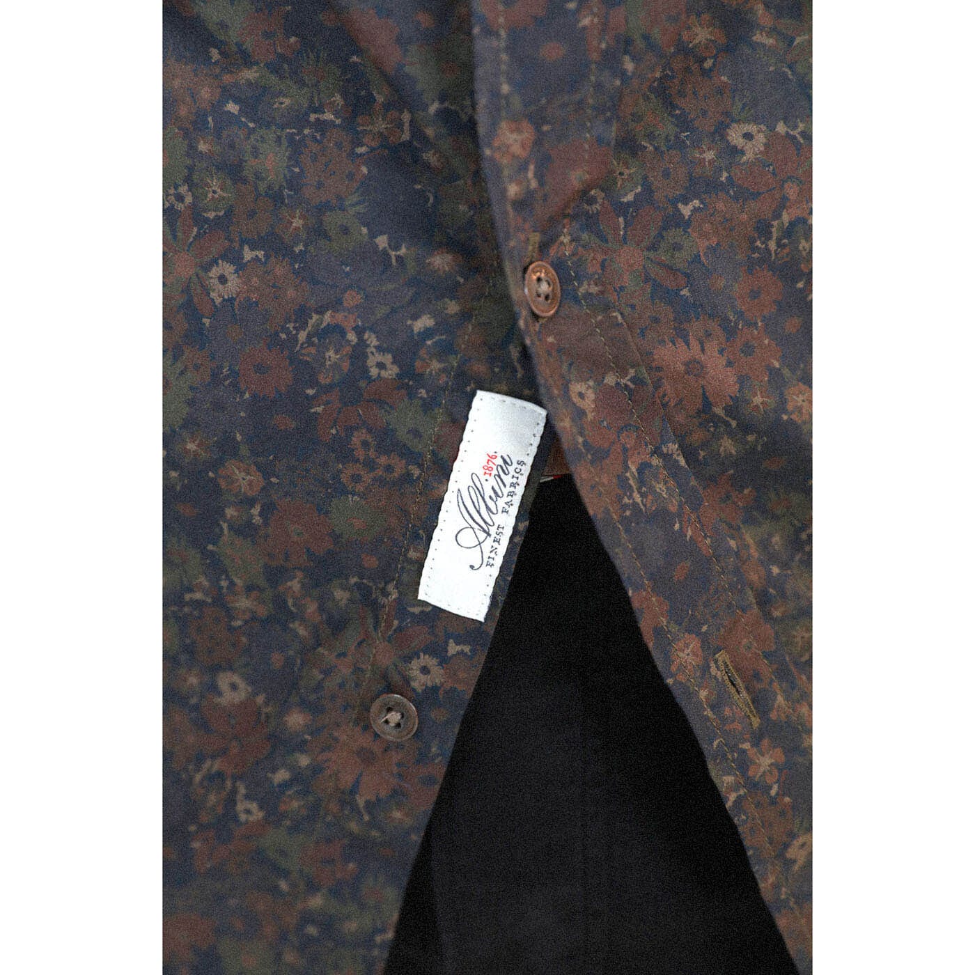 Camisa de manga larga con  estampado floral fantasía