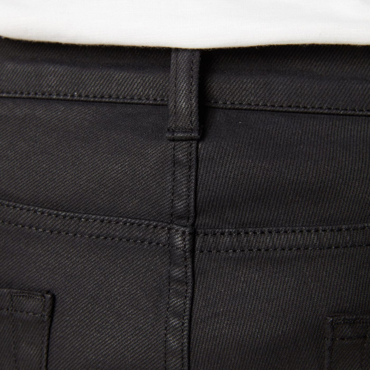 Vaqueros desgastados de 5 bolsillos, corte recto, 335 Powertwist negro