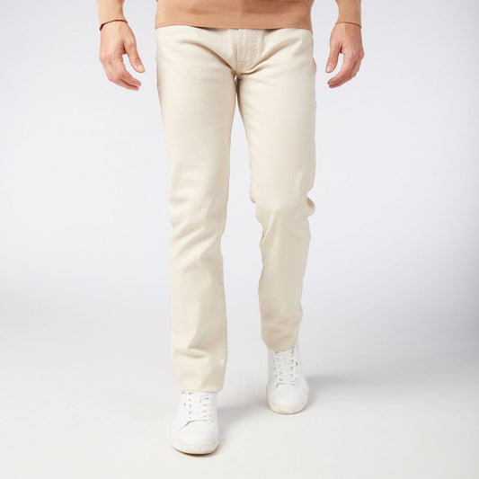 Pantalón de hombre de 5 bolsillos, corte slim, 325, beige