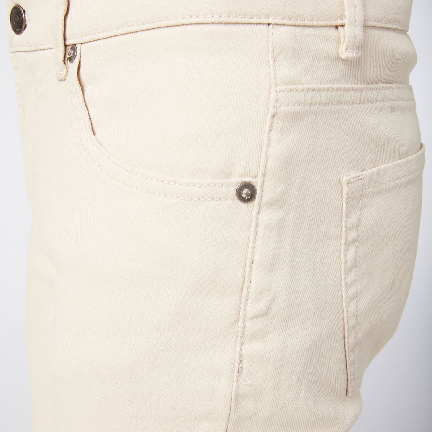 Pantalón de hombre de 5 bolsillos, corte slim, 325, beige